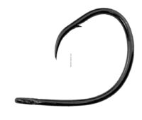 Boss Kat BK72Z 12/0 Big Boss Circle, Heavy Duty Black Nickel, Size 12/0